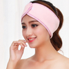 Velcro wash headband Yoga hair towel wide hair