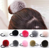 Artificial Rabbit Fur Ball Elastic Hair Ties